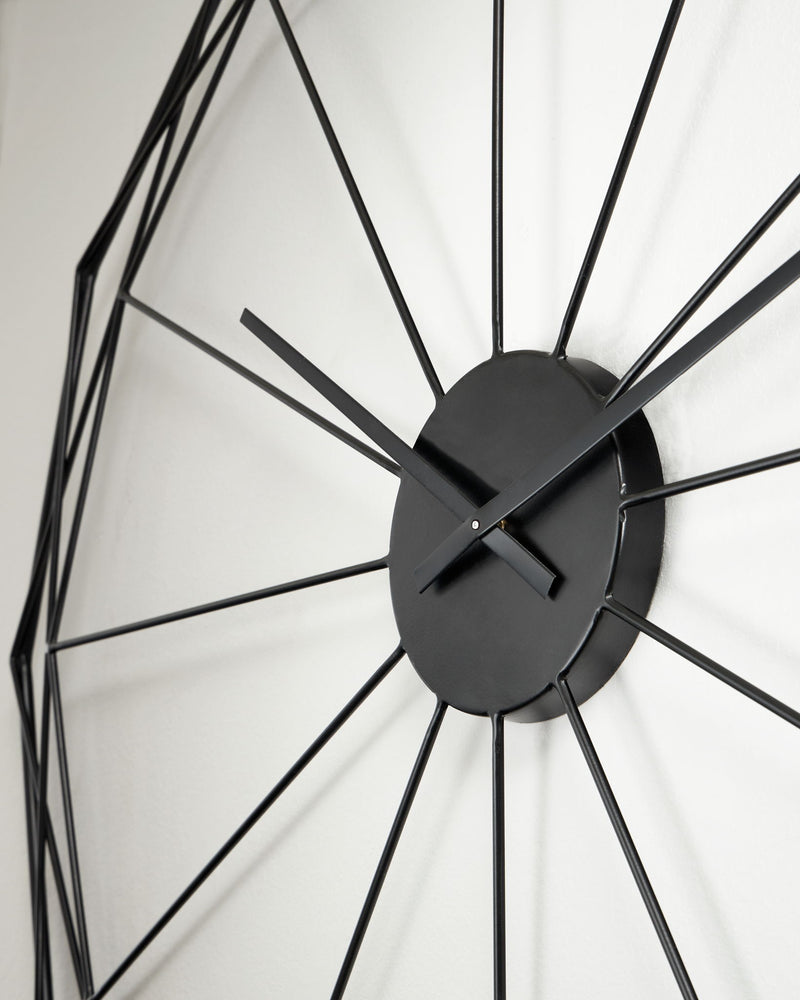 Arkthorne - Wall Clock - Black - R&R Furniture Gallery (Fountain Valley, CA)