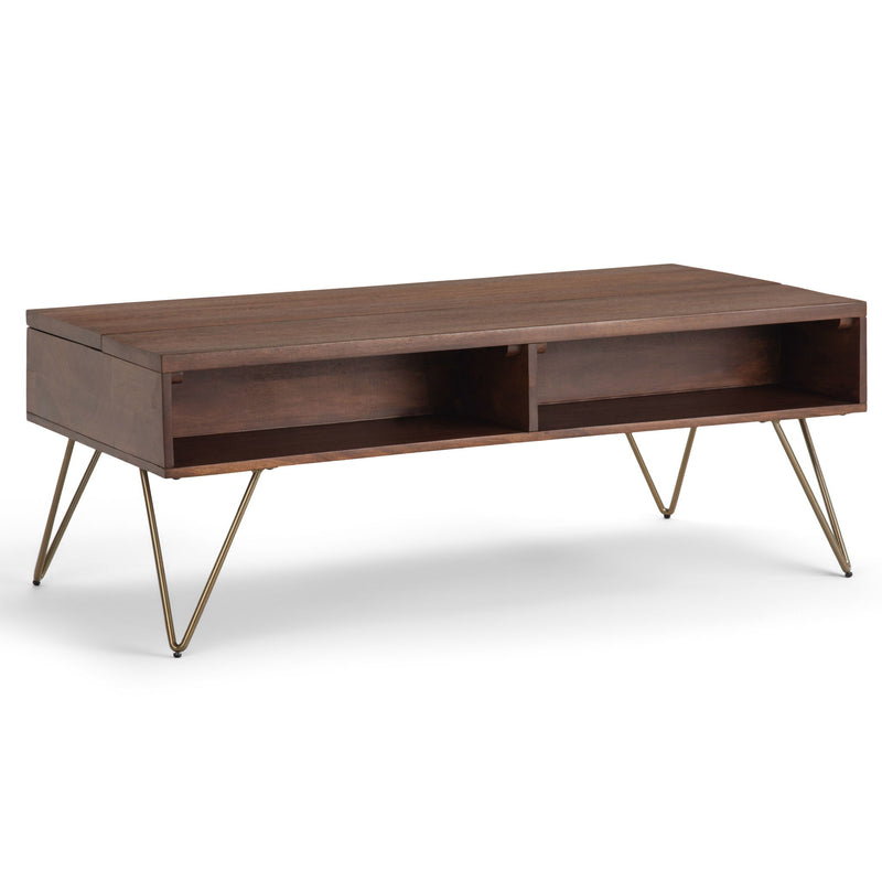 Hunter - Handcrafted Lift Top Coffee Table - R&R Furniture Gallery (Fountain Valley, CA)