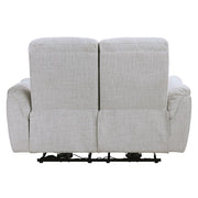 Eastre - Power Motion Loveseat With USB Port - Beige Chenille - R&R Furniture Gallery (Fountain Valley, CA)