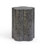 Mother of Pearl Shell Side Table - Truffle - R&R Furniture Gallery (Fountain Valley, CA)