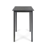 Outdoor Minimalist Acacia Wood Square Bar Table