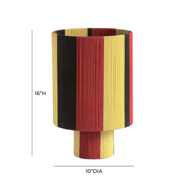 Guinevere - Striped Cotton Table Lamp - R&R Furniture Gallery (Fountain Valley, CA)