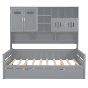 Daybed With All-In-One Cabinet And Shelf - R&R Furniture Gallery (Fountain Valley, CA)