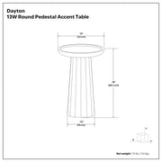 Dayton - Handcrafted Wooden Accent Table - R&R Furniture Gallery (Fountain Valley, CA)