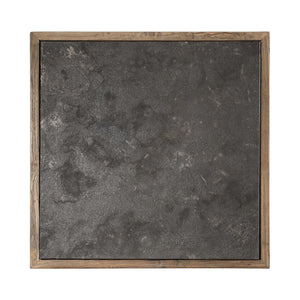 Malia - End Table - Gray / Woodtone