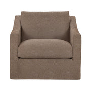 Classic Home Kipton swivel chair with a modern design, featuring a cushioned seat and backrest on a rotating base.