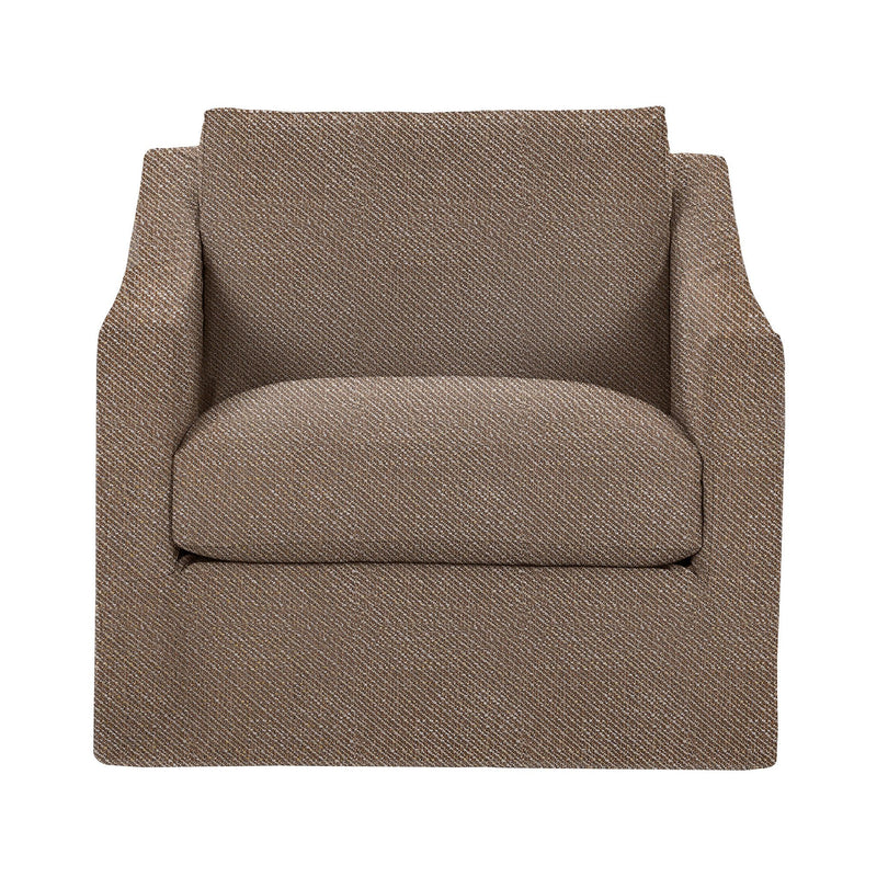 Classic Home Kipton swivel chair with a modern design, featuring a cushioned seat and backrest on a rotating base.