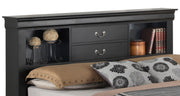Traditional Style Bookcase Storage Bed - R&R Furniture Gallery (Fountain Valley, CA)