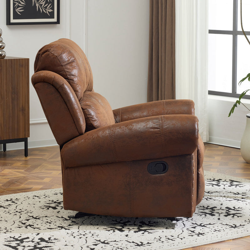 Wide Standard Manual Glider Recliner - R&R Furniture Gallery (Fountain Valley, CA)