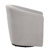 Oaklynn - Barrel Style Swivel Accent Chair - R&R Furniture Gallery (Fountain Valley, CA)