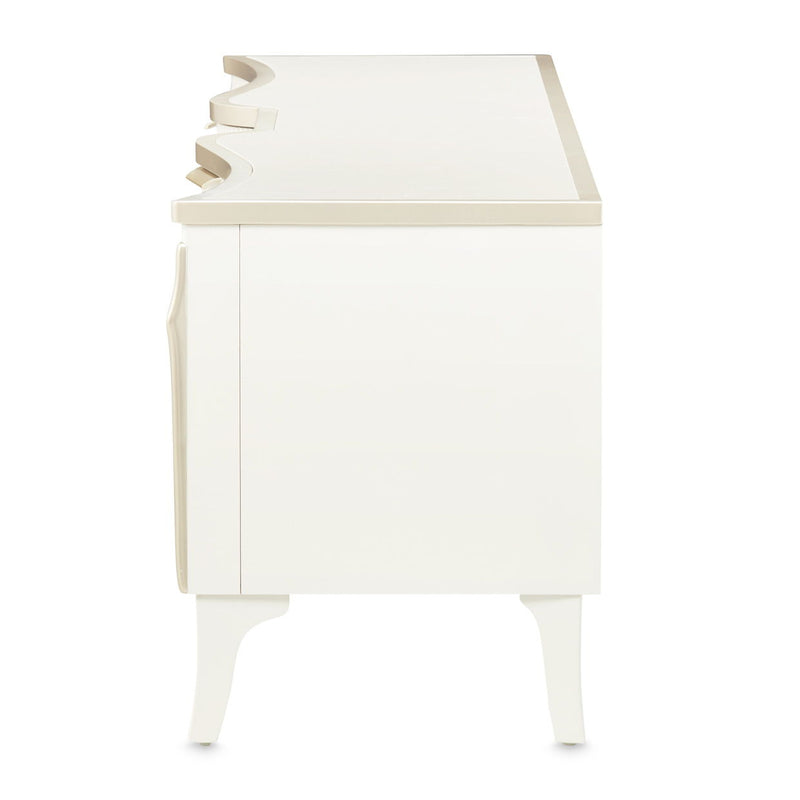 La Marisia - Media Cabinet - Creamy Pearl - R&R Furniture Gallery (Fountain Valley, CA)