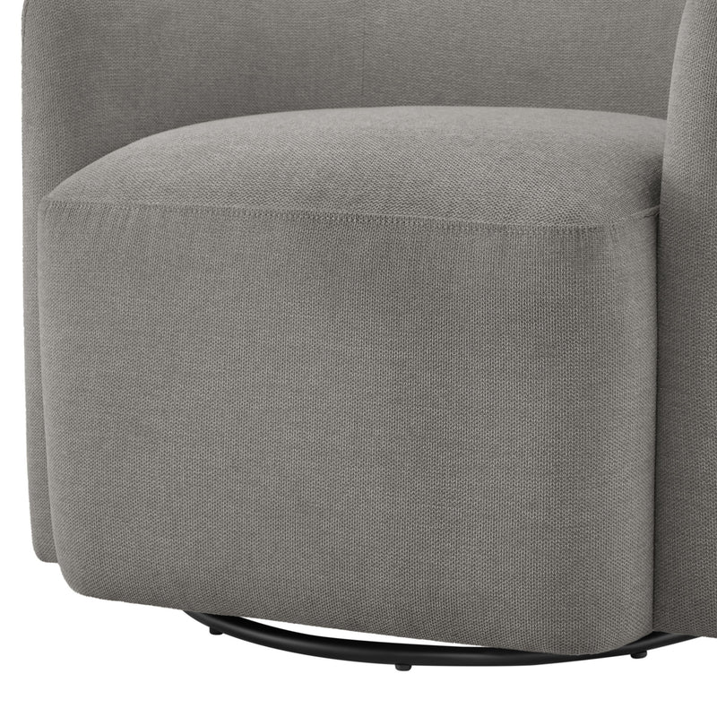 Ardena - Modern Swivel Barrel Chair - R&R Furniture Gallery (Fountain Valley, CA)
