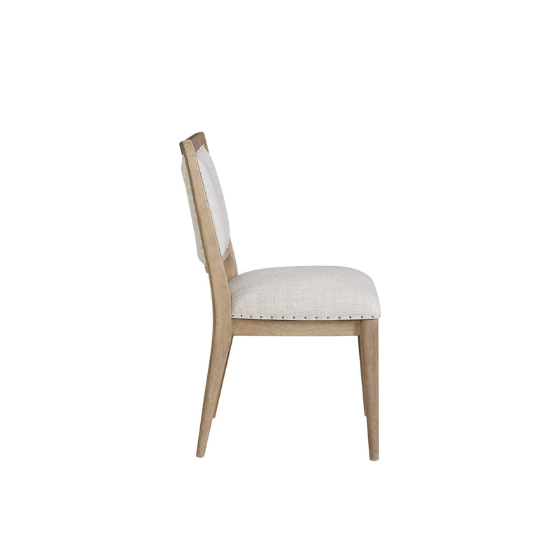 Oversized Side Dining Chair (Set of 2) - Sand - R&R Furniture Gallery (Fountain Valley, CA)