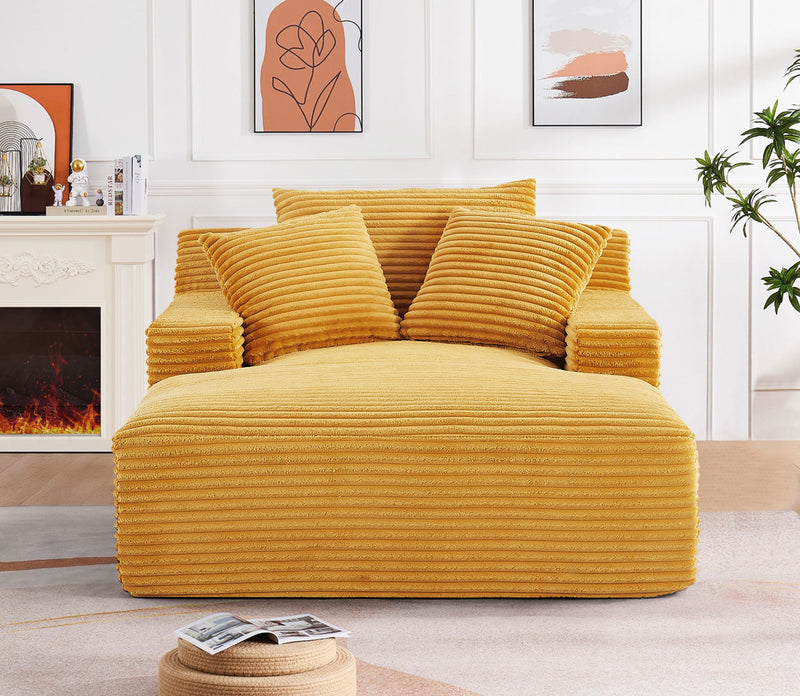 Cloudline - Oversized Chaise Lounge, Modern Comfy Couch With Full Foam Cushioning, Cozy Sleeper Sofabed - R&R Furniture Gallery (Fountain Valley, CA)