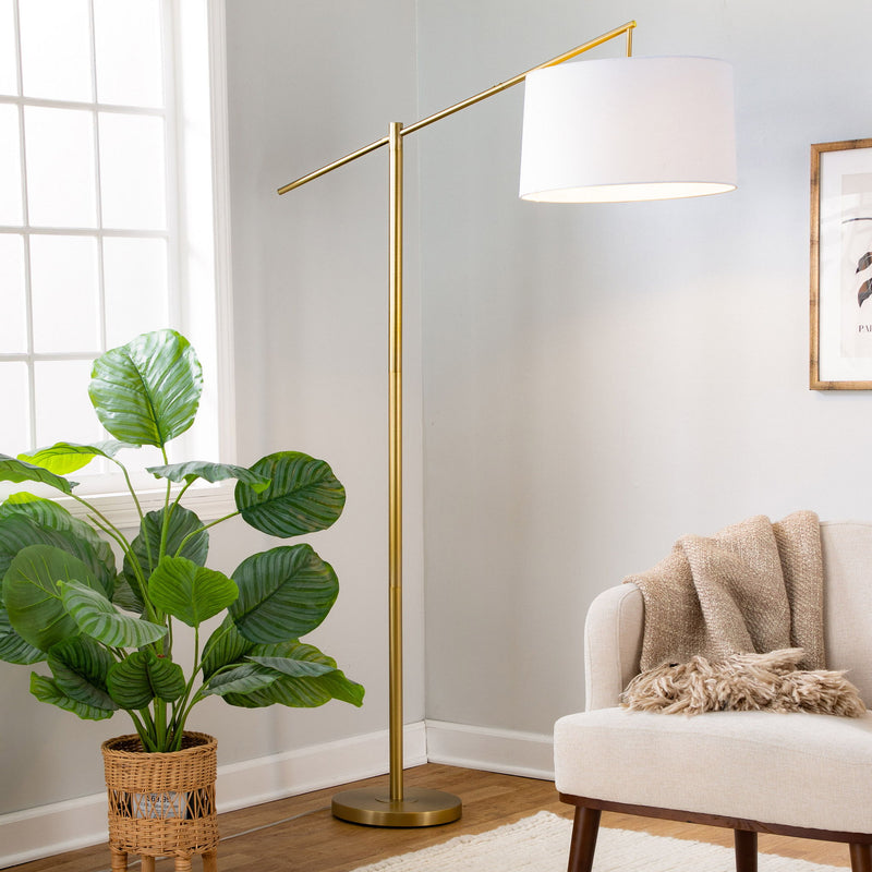 Lumi Source Casper contemporary floor lamp with sleek design and tall stand, ideal for modern living spaces.
