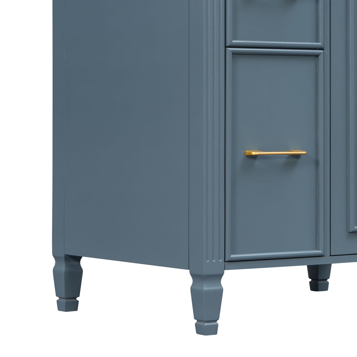 Freestanding Bathroom Vanity With Sink, Soft Close Door, Tip Out Drawer