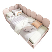 Upholstered Daybed With Metal Slatted Base - R&R Furniture Gallery (Fountain Valley, CA)