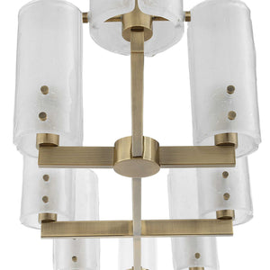Mistie - 8 Light Linear Chandelier - Bronze