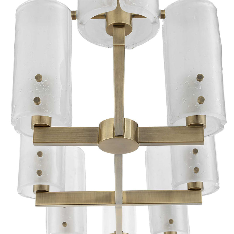 Mistie - 8 Light Linear Chandelier - Bronze