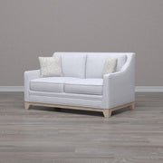 Loveseat With Casual Accent - Gray - R&R Furniture Gallery (Fountain Valley, CA)