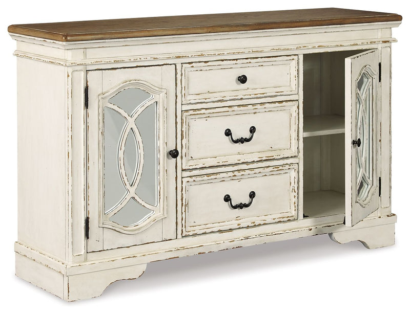 Realyn - Dining Room Server - Chipped White - R&R Furniture Gallery (Fountain Valley, CA)