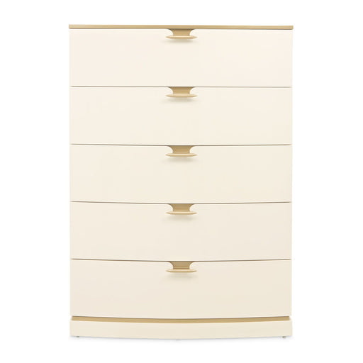 La Terrazza - 5-Drawer Chest - Creamy Pearl - R&R Furniture Gallery (Fountain Valley, CA)