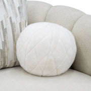Scotts Square - Loveseat - Cornsilk / Light Champagne - R&R Furniture Gallery (Fountain Valley, CA)