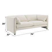 Jaeda - Loveseat - Beige Linen - R&R Furniture Gallery (Fountain Valley, CA)