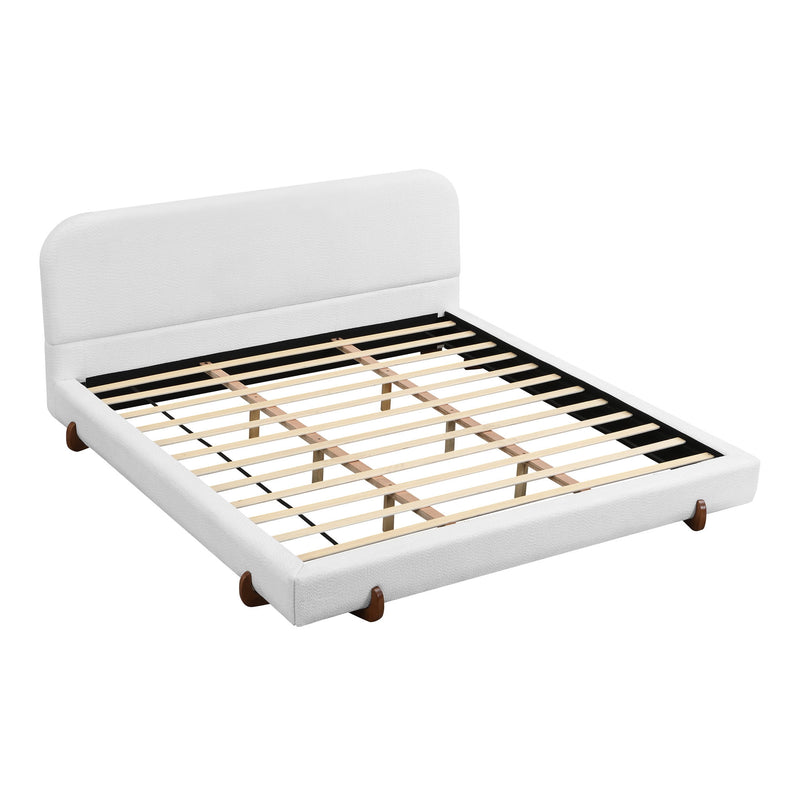 Elegant Upholstered Bed Frame - R&R Furniture Gallery (Fountain Valley, CA)