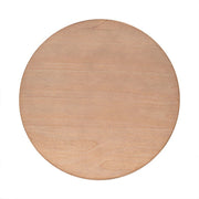 Minimalist Round Coffee Table With Shelf Storage - Natural - R&R Furniture Gallery (Fountain Valley, CA)