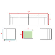 Outdoor Wicker Seating Group With Cushions - R&R Furniture Gallery (Fountain Valley, CA)