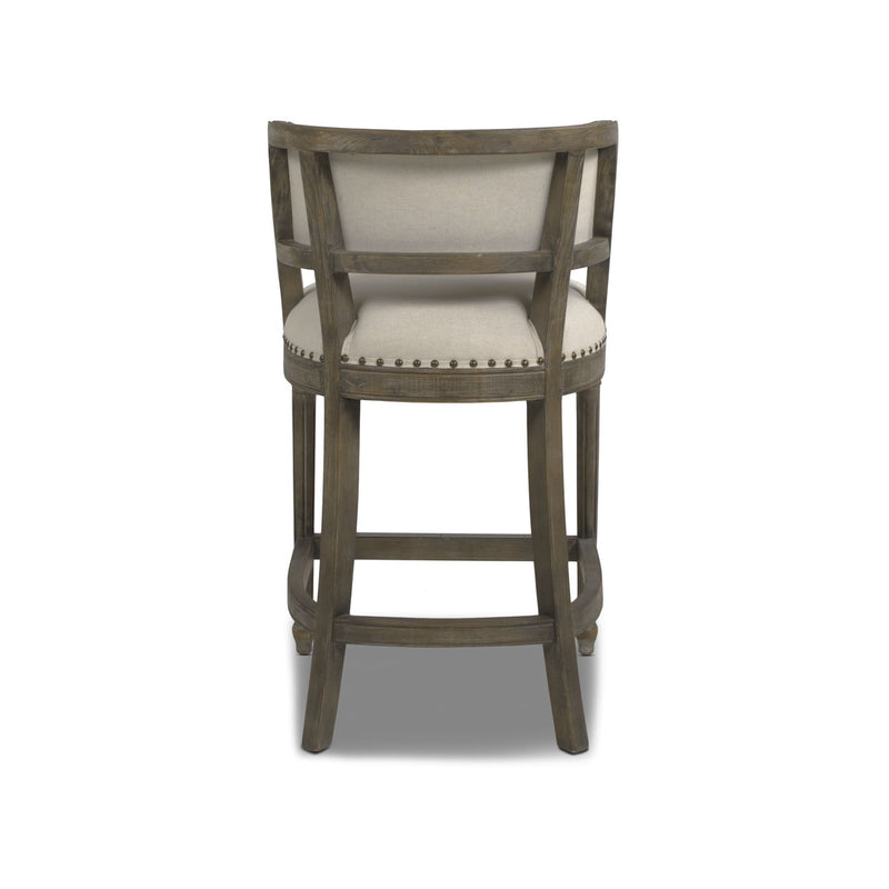 Paris - Farmhouse Counter Height Bar Stool With Backrest - R&R Furniture Gallery (Fountain Valley, CA)