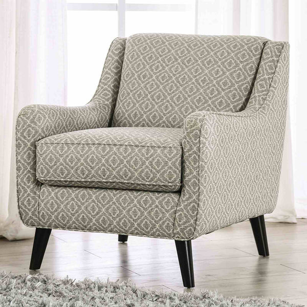 Stephney - Accent Chair, Gray/Gold