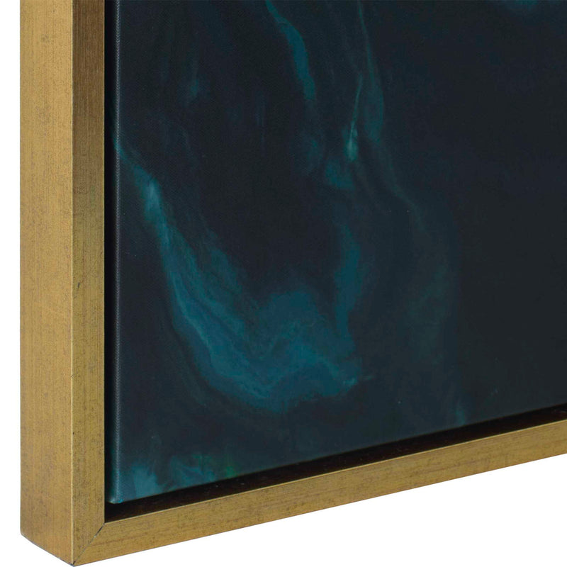 Serene Green - Framed Abstract Art