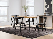 Signature Design by Ashley Gretlynn 5-piece dining room set with a wooden table and matching chairs, ideal for elegant dining spaces.