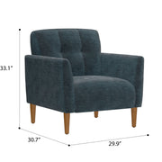 Accent Chair, Transitional - Blue - R&R Furniture Gallery (Fountain Valley, CA)