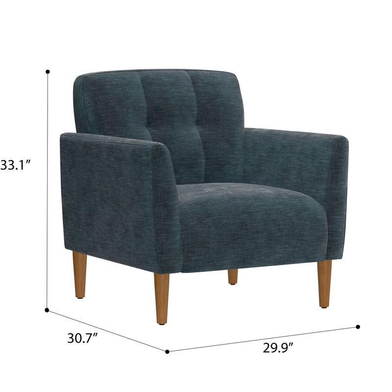 Accent Chair, Transitional - Blue - R&R Furniture Gallery (Fountain Valley, CA)