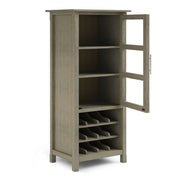Avalon - High Storage, Wine Rack Cabinet - R&R Furniture Gallery (Fountain Valley, CA)