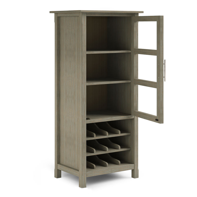 Avalon - High Storage, Wine Rack Cabinet - R&R Furniture Gallery (Fountain Valley, CA)