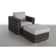 Outdoor Patio Chair Set For Patio With Foam Cushions - R&R Furniture Gallery (Fountain Valley, CA)
