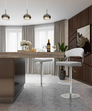 Cosmo - Stainless Steel Barstool - R&R Furniture Gallery (Fountain Valley, CA)