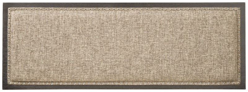 Tyler Creek - DBL Counter UPH Bench  - Antique Black - R&R Furniture Gallery (Fountain Valley, CA)