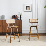 Bari - Indoor Wood Barstool (Set of 2) - R&R Furniture Gallery (Fountain Valley, CA)