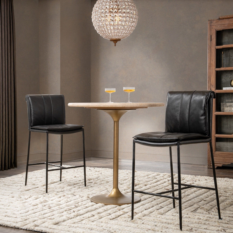 Malani - Travertine Gathering Table - R&R Furniture Gallery (Fountain Valley, CA)