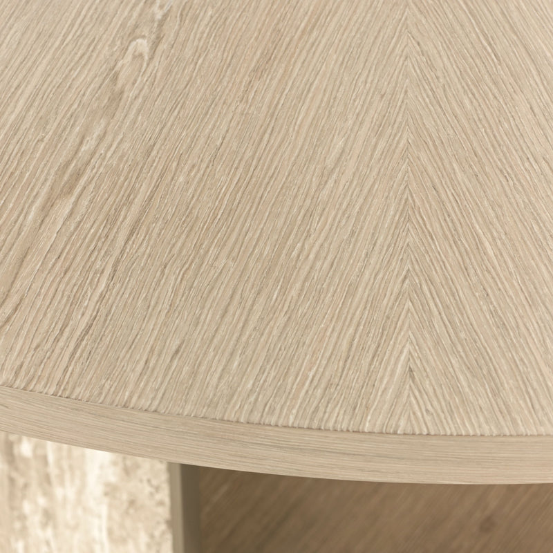 Lotus Bay - 60" Round Dining Table - Sand - R&R Furniture Gallery (Fountain Valley, CA)