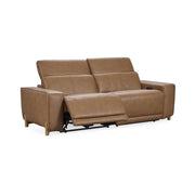 Kadon - Leather Power Recliner Sofa - Tan - R&R Furniture Gallery (Fountain Valley, CA)