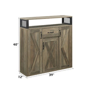 Abiram - Server - Rustic Oak - R&R Furniture Gallery (Fountain Valley, CA)