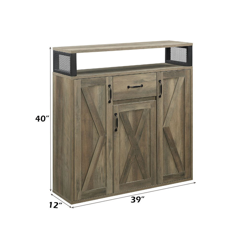 Abiram - Server - Rustic Oak - R&R Furniture Gallery (Fountain Valley, CA)