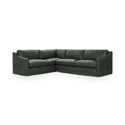 Classic Home Kipton upholstered corner sectional sofa with plush cushions and modern design, perfect for living room seating.