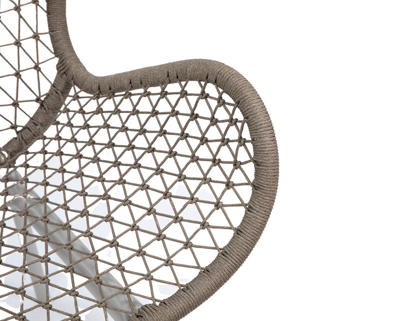 Carmen - Outdoor Occasional Chair - Sand And White